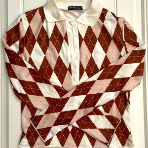 Cute Argyle Top